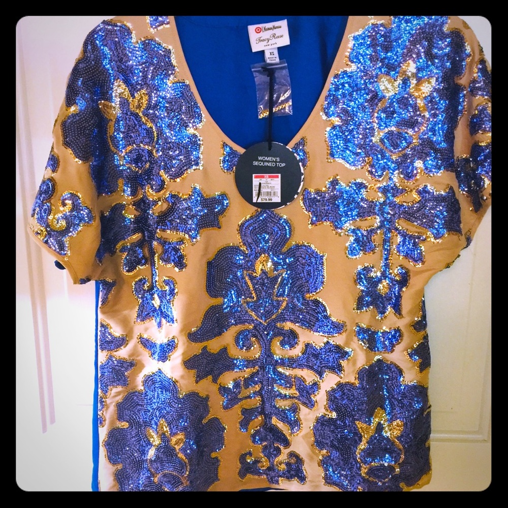 Women’s gorgeous sequin top XS
